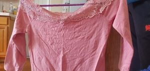Beautiful pink lace top